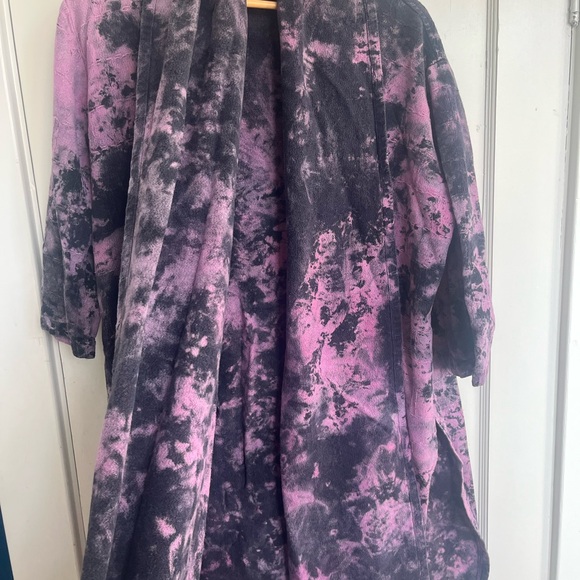 Linen Tie-Dye Women's Jacket/ Robe - Picture 5 of 5